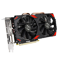 SHELI 51RISC karta graficzna RX580 8GB 256Bit 2048SP GDDR5 karty graficzne do kart serii RX 580 RX580 DisplayPort placa wideo 4